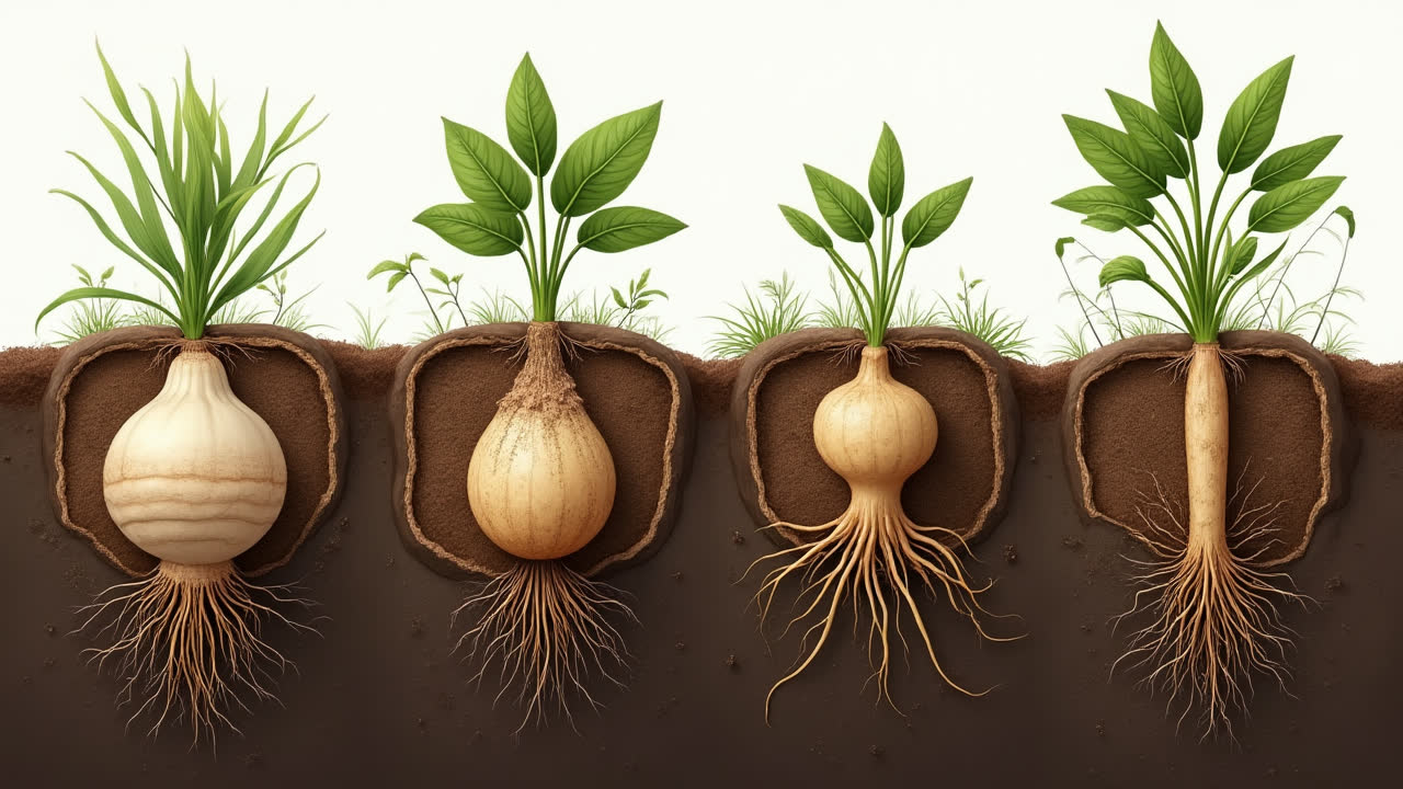 Understanding the Difference Between Bulbs, Corms, Tubers, and Rhizomes